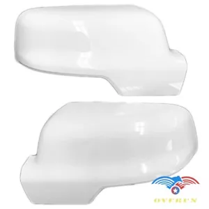 FOR 2019-2024 RAM 1500 GLOSSY WHITE 2PCS REPLACEMENT CLIP-ON MIRROR COVER - Bild 1 von 3