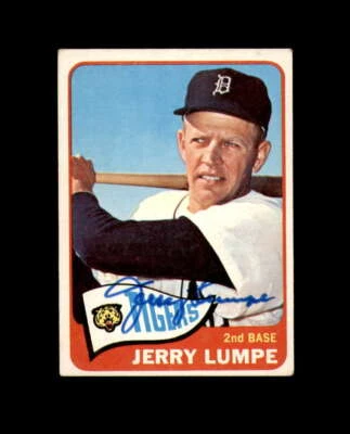 Jerry Lumpe Hand Signed 1965 Topps Detroit Tigers Autograph - Image 1 of 2