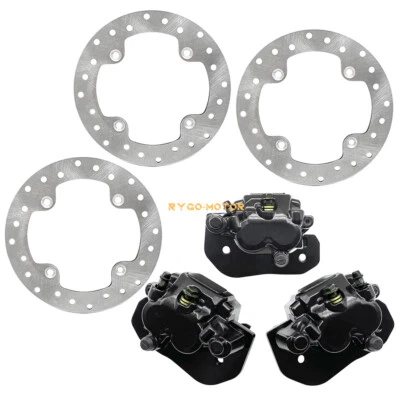 Front Rear Brake Calipers & Rotors for Can-Am Outlander 450 570 850 1000 2015-22 - Image 1 of 4
