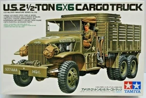 Camión de carga Ejército de Estados Unidos 2 1/2 toneladas 6X6, Segunda Guerra Mundial, 1/35 Tamiya No.218, 1:35 MO3 NUEVO EN CAJA - Imagen 1 de 5
