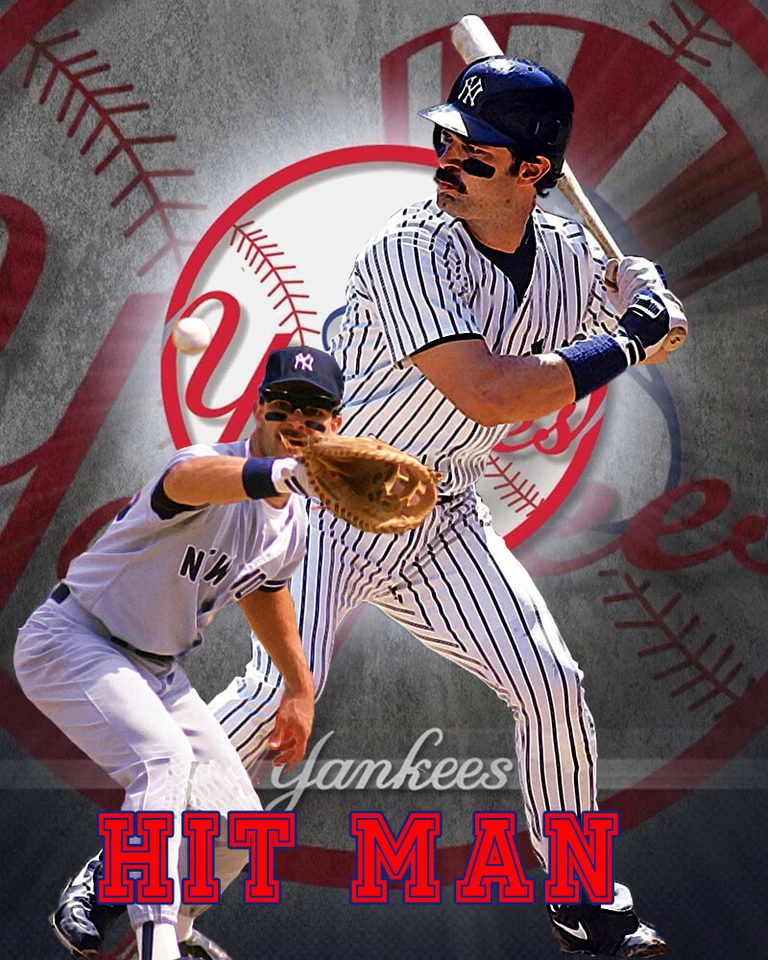  New York Yankee Lithograph print of  Don Mattingly 2020 "Hit Man "  - Image 1 of 1