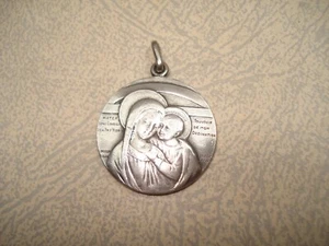 Médaille Religieuse en Argent par Daussin - Souvenir Ordination - Bild 1 von 11