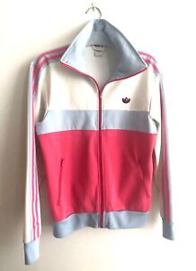 Adidas freizeit original track jacket limited edition [Pink & Blue] 48 / M