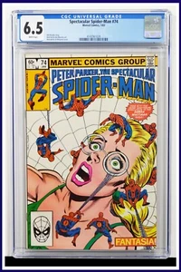 Spectacular Spider-Man #74 CGC Graded 6.5 Marvel 1983 White Pages Comic Book. - Picture 1 of 2