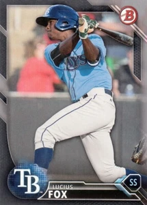 2016 Bowman Draft - Top Prospects Lucius Fox #BD-200 (RC) /499 Strahlen - Bild 1 von 2