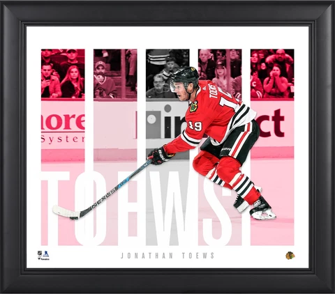 Jonathan Toews Chicago Blackhawks Framed 15x17 Player Panel Collage Cover