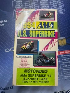 1994 AMA U.S. SUPERBIKE ELKHART LAKE VHS - Picture 1 of 3