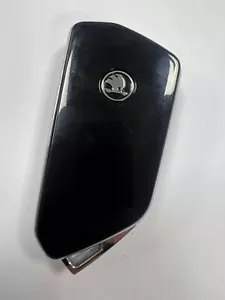 Original Skoda 3 Tasten Fernbedienung Smart Schlüsselanhänger getestet & funktionsfähig 5E3959753G # - Bild 1 von 5