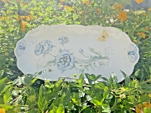Lenox Butterfly Meadow 14 3/4" Oblong Sandwich Tray H18115 - Picture 1 of 10