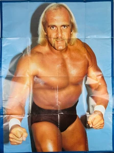 Hulk Hogan Vintage Poster 4 x 3ft RARE 1980 Wrestling WWF - Picture 1 of 8