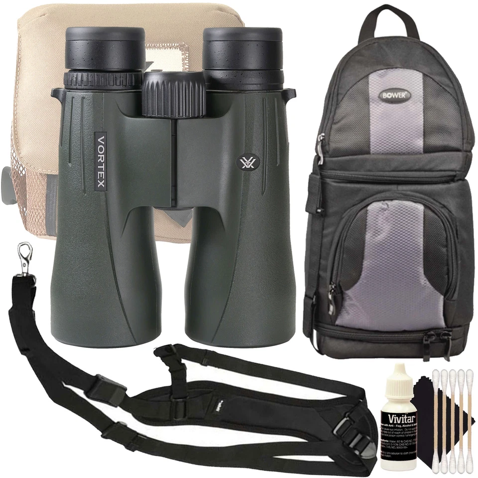Vortex 10x50 Viper HD Binoculars V202 with Top Accessories - Image 1 of 4