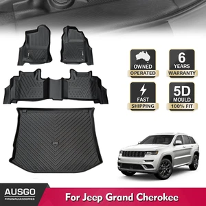 AUSGO Floor Mats Boot Liner Set for Jeep Grand Cherokee WK 2010-2021 - Picture 1 of 13