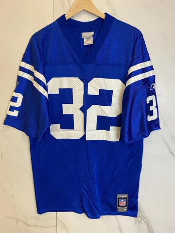 NFL Reebok Indianapolis Colts #32 James Football Jersey Blue Size M Cover