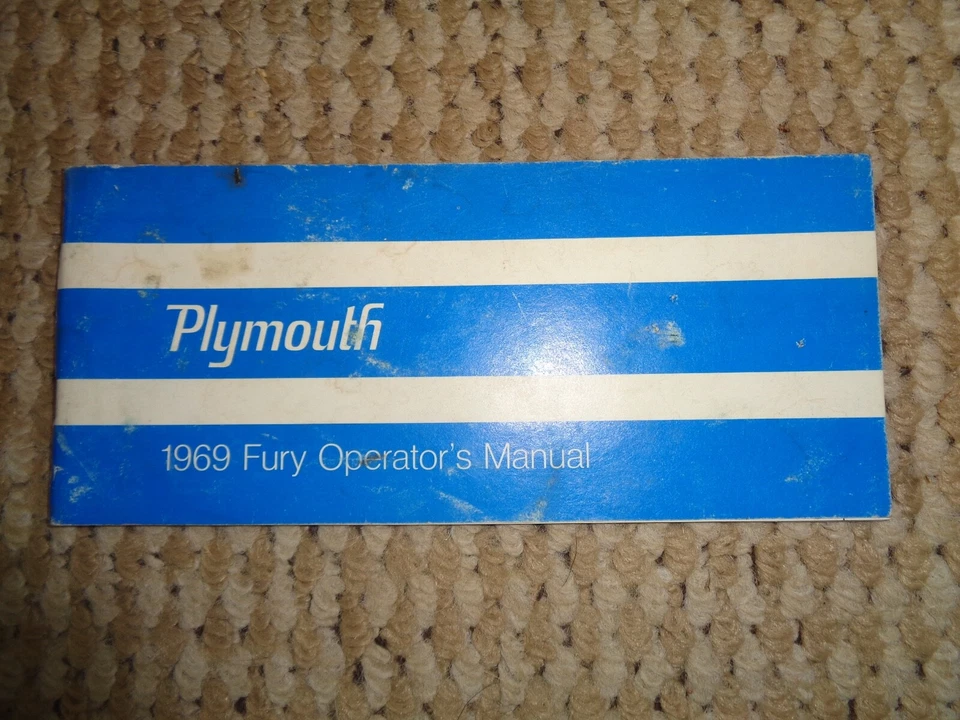 Plymouth Fury 1969 manual del propietario Foto 1 de 1