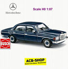 Mercedes Benz W123 Limousine 240D 1975-79 Bleu 1:87 Busch 46850
