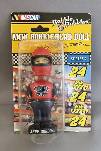 Jeff Gordon #24 NASCAR Bobble Dobbles Mini Bobblehead Doll Figure Series 2 NEW Cover