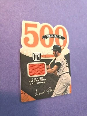 Frank Robinson 2016 Panini Pantheon 500 Home Run Club Game Used Jersey, 7/199! - Image 1 of 3