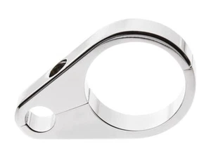 1-3/8" (35mm) Clutch/Throttle Cable Clamp Holder, Chrome fits Harley Davidson - Picture 1 of 5