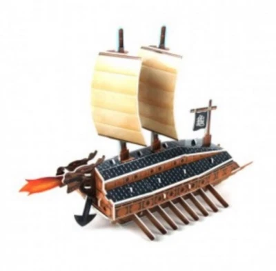 Korean Turtle Ship (Geobukseon) 43 Pieces DIY 3D Model Kit / Maid in Korea - Image 1 of 4