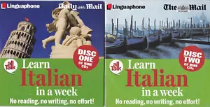 LEARN ITALIAN IN A WEEK Disc One & Two ( DAILY MAIL Newspaper 2 CD Set ) - Bild 1 von 3