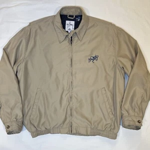 Vintage Men's Guy Harvey Blue Water Khaki Windbreaker Size L With Graphic - Picture 1 of 11