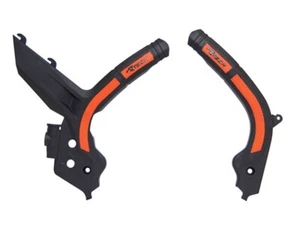 Protector de cuadro Rtech se adapta a KTM SX(F) 19-22 EXC(F) XC-W 20-23 negro/naranja - Imagen 1 de 1