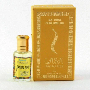 Lasa Attar Puro Profumo Sandalo Legno Olio Roll On Profumo Lunga Durata 10 ml Ayurved - Foto 1 di 9