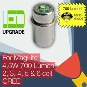 MagLite LED Conversion/upgrade bulb 700LM Torch/flashlight 2 3 4 5 6 D/C Cell - Picture 1 of 1