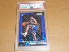 2018/19 Panini Prizm JAREN JACKSON JR FAST BREAK BLUE GRIZZLIES /175 #66 PSA 9