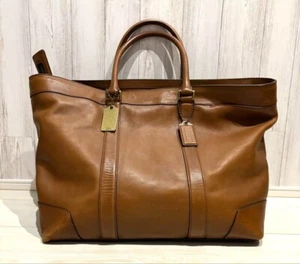 Vintage Old COACH Bleecker Legacy Weekend Tote Brown 70487 Used - Picture 1 of 17