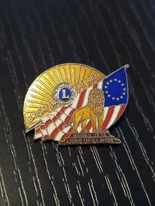Pin de club Hawaii Lions of Illinois 1976 Brighten the Way GN - Imagen 1 de 2