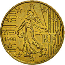 [#463473] Moneta, Francja, 10 Euro Cent, 1999, Paris, MS(63), Mosiądz, KM:1285