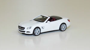 Herpa 024839 H0 Mercedes-Benz SL-Klasse Cabrio mit Hardtop zirrusweiß NEU-OVP - Bild 1 von 1