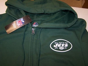 New York Jets Green Zippered Sweatshirt Jets '60 New with Tags - Picture 1 of 2