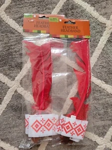 Feather Headbands Halloween Thanksgiving Costumes - Picture 1 of 1