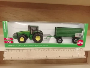 SIKU 1953 John Deere 8430 Tractor with Trailer 1:50 Scale NEW - Picture 1 of 4