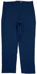 Hell Bunny Vixen Pants Womens Waist 28" Capri Back Zip Stretch Navy (Tagged XL) - Picture 1 of 7
