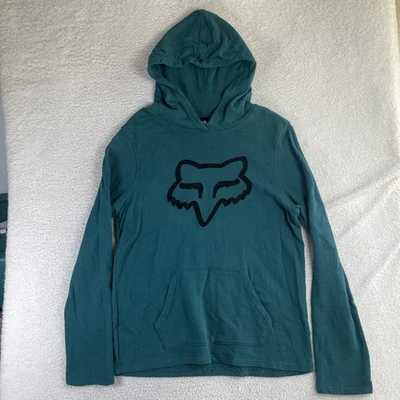 Sudadera con capucha Fox Tailwhip para mujer sudadera grande azul pulóver elástico Foto 1 de 4