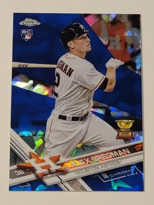 2017 Topps Chrome ALEX BREGMAN Sapphire Refractor /250 Rookie RC #341 Red Sox - Image 1 of 2