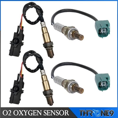 Sensor de oxígeno O2 aguas arriba y aguas abajo 4 piezas para Nissan Máxima V6 2004-2008 3,5 L Foto 1 de 4