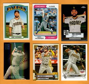 Eric Hosmer Baseball lot of 10 w/ REFRACTOR Padres Cubs UNLIMITED SHIPPING $4.00 - Picture 1 of 4