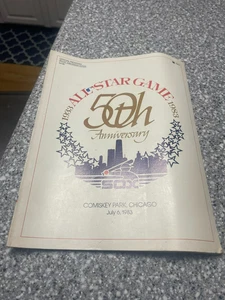 1983 Baseball All-Star Game Program -With All Inserts - Foto 1 di 1