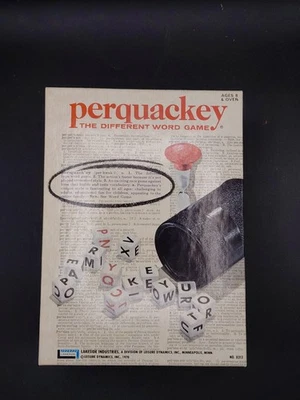 VINTAGE 1970 Perquackey Board Game By Lakeside Leisure Dynamics, Complete! - Image 1 of 2