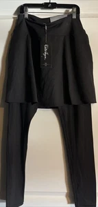 Walter Hagen Mujer Talla Pequeña Negro Skeggings Skort Leggings Combo Nuevo con Etiquetas - Imagen 1 de 7