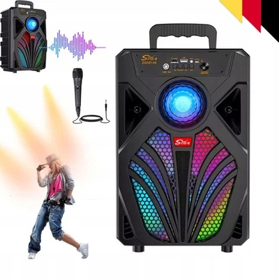 Altoparlante Bluetooth Portatile 2000W Subwoofer Music Box con Microfono Stereo*. - Immagine 1 di 4