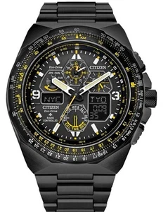 CitizenEco-Drive Men's Chronograph Promaster Air Skyhawk Black-Tone Watch - Picture 1 of 18