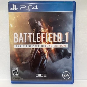 PS4 Battlefield 1 Early Enlister Deluxe Sony Playstation 4 Video Game 2016 - Picture 1 of 4