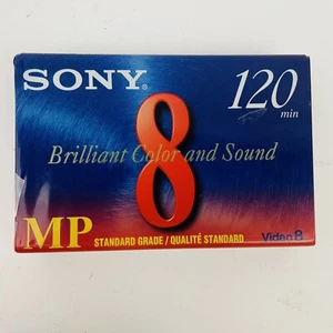 Sony Video 8 Camcorder Video Cassette Tape 8mm MP 120 Min P6-120MP New Sealed - Picture 1 of 2