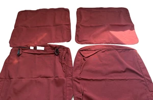 Hampton Bay Universal Sunbrella Henna Deep Seat Slipcover 4-Piece Set 1004648000 - Picture 1 of 8