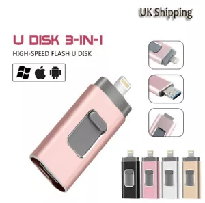 USB 3.0 Flash Drive Disk Storage Memory Stick For iPhone iPad PC 64G 512GB 1TB - Picture 1 of 11